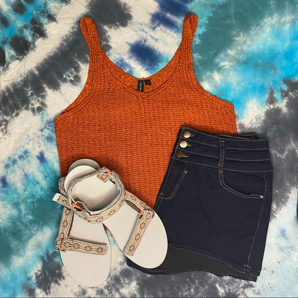 Blue Spice High Waisted Shorts Size 13